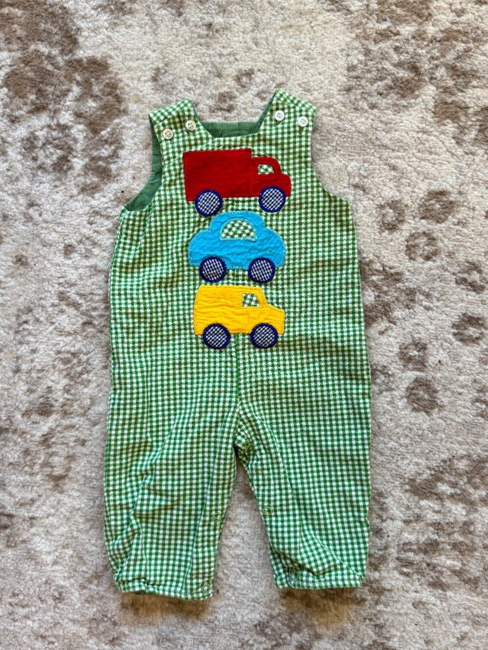 The Bailey Brothers Reversible John John, Size 9M